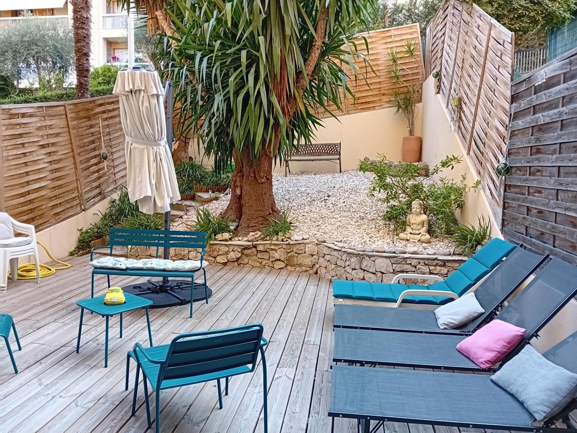 Appartement Nice- Gairaut - Jardin Prive- Grand F1 Lumineux-piscine Collective Nice