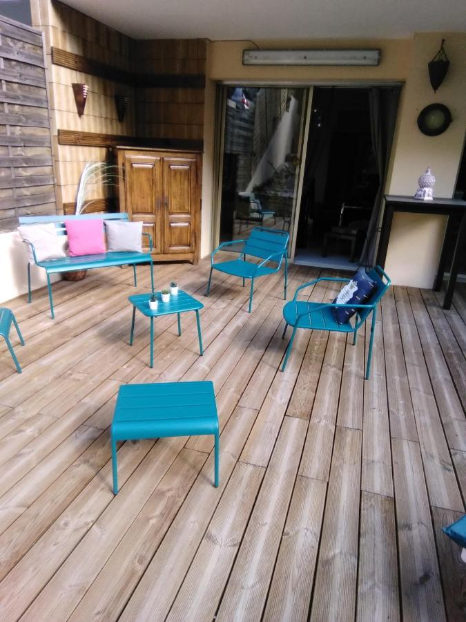 Nice- Gairaut - Jardin Prive- Grand F1 Lumineux-piscine Collective Apartamento Niza